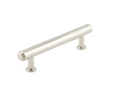 Burlington Belgrave Stepped Cabinet Handles 128mm   Polished Nickel - Burlington Range